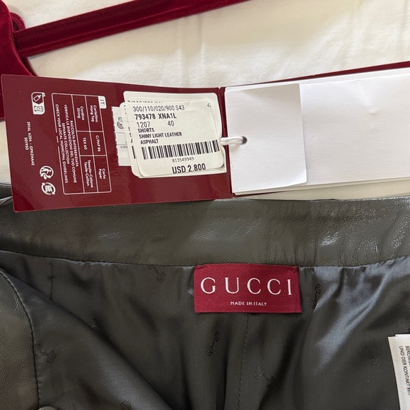 Gucci Leather Shorts - Picture 5 of 8